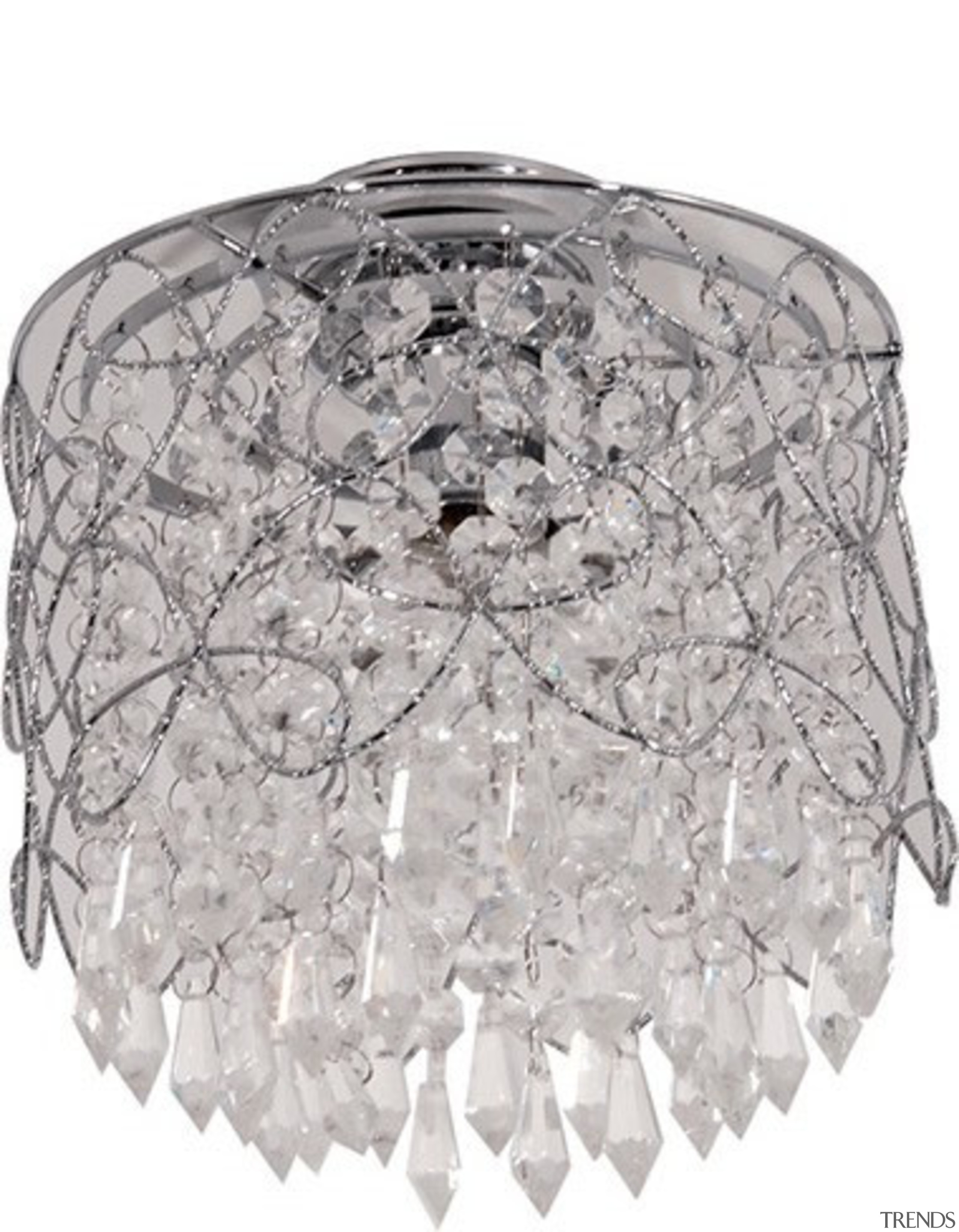 FeaturesA delicate feature light styled with chrome mounting ceiling fixture, lighting, lighting accessory, white