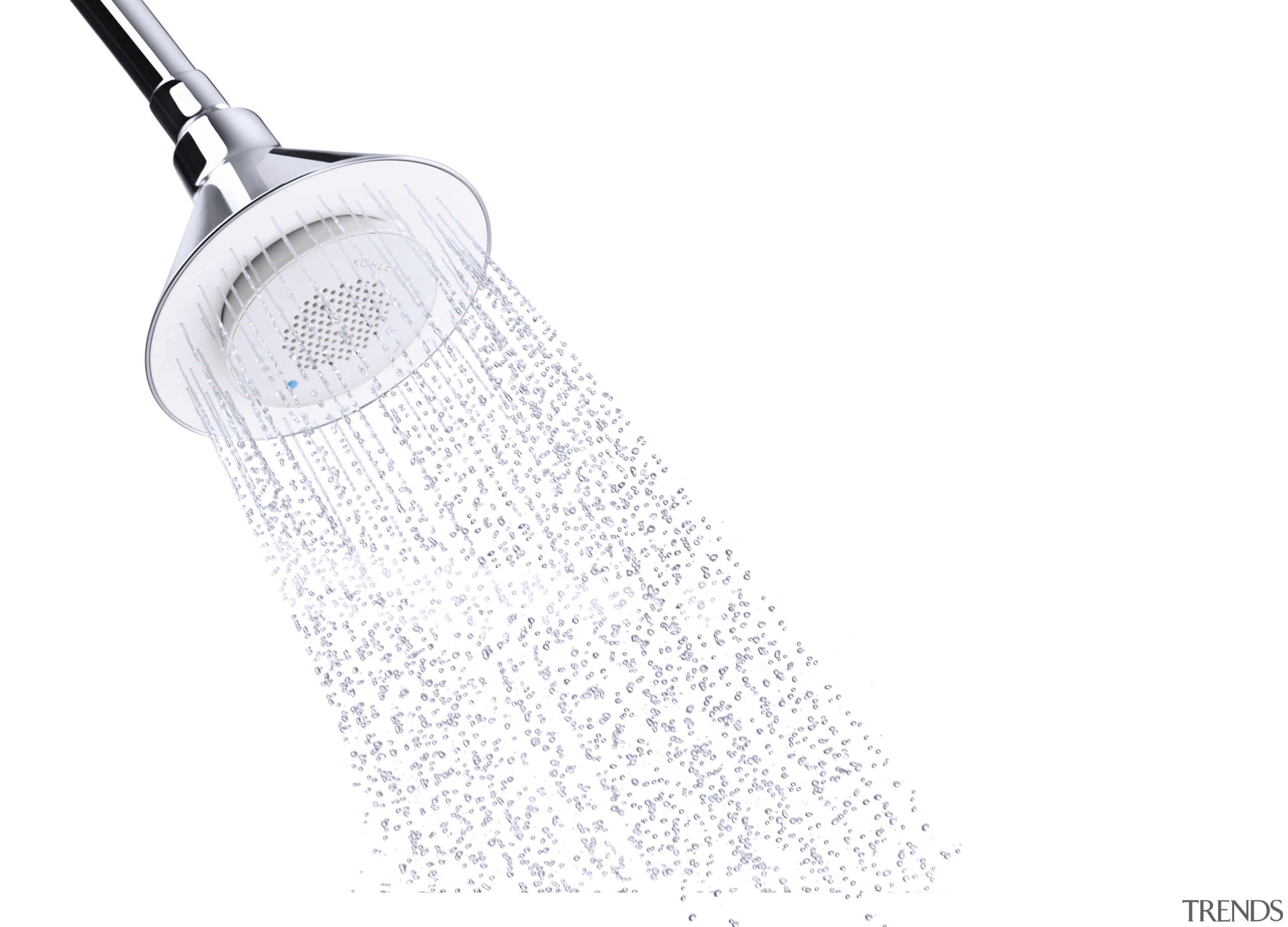 The Moxie showerhead with Bluetooth speaker is available plumbing fixture, product, product design, white