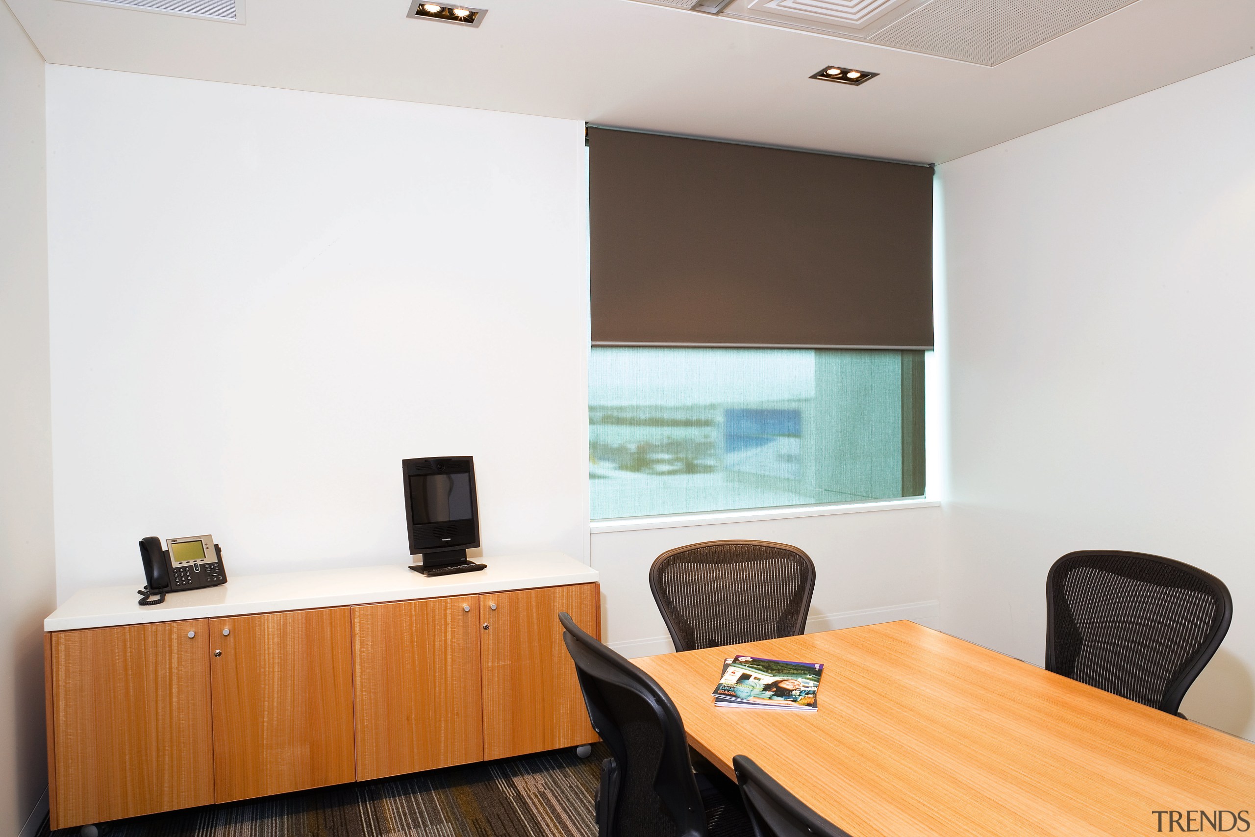 view of this office/meeting room in the new conference hall, interior design, office, real estate, white