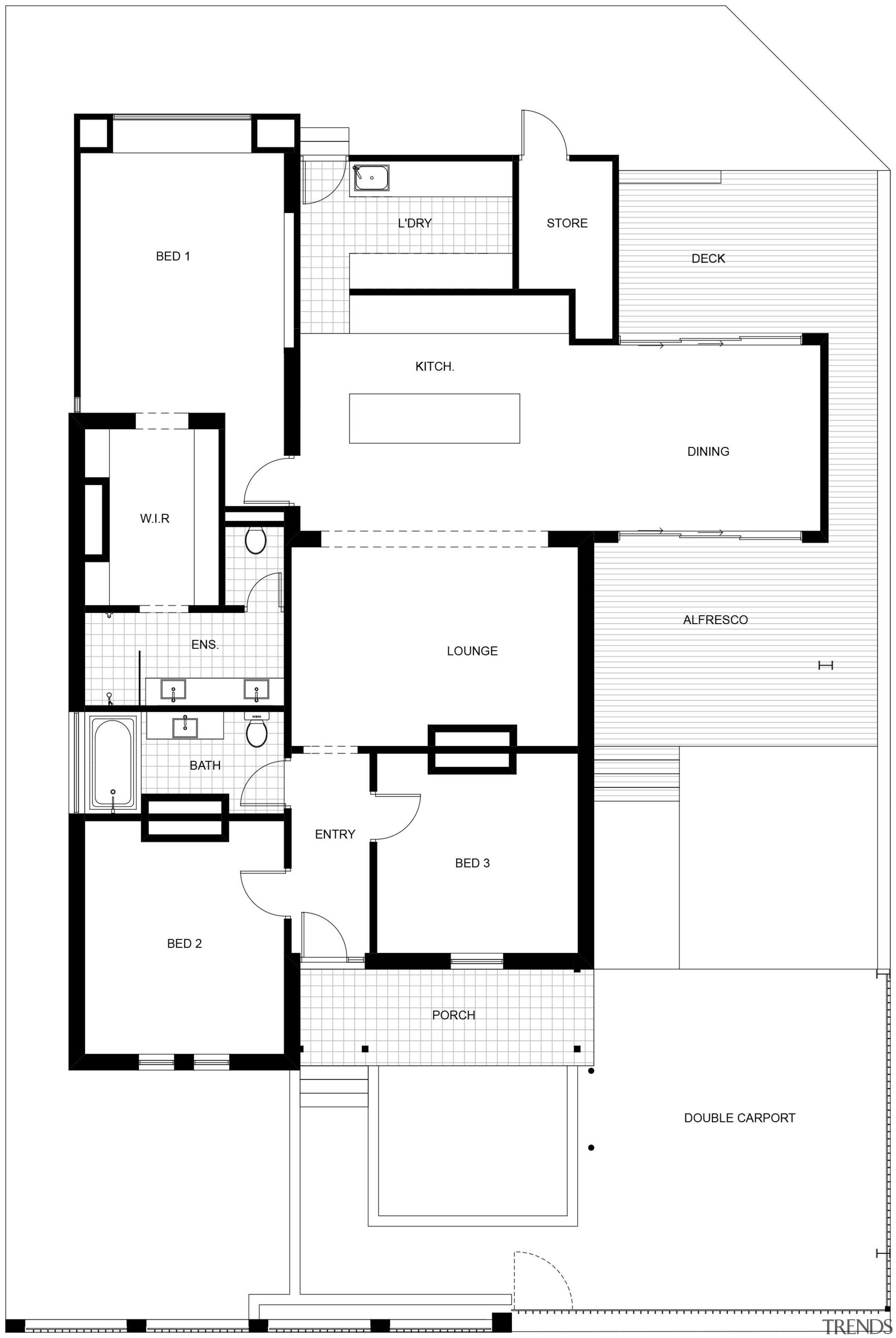 The after floorplan shows how a new addition angle, area, black and white, design, diagram, drawing, floor plan, font, line, plan, product, product design, square, text, white