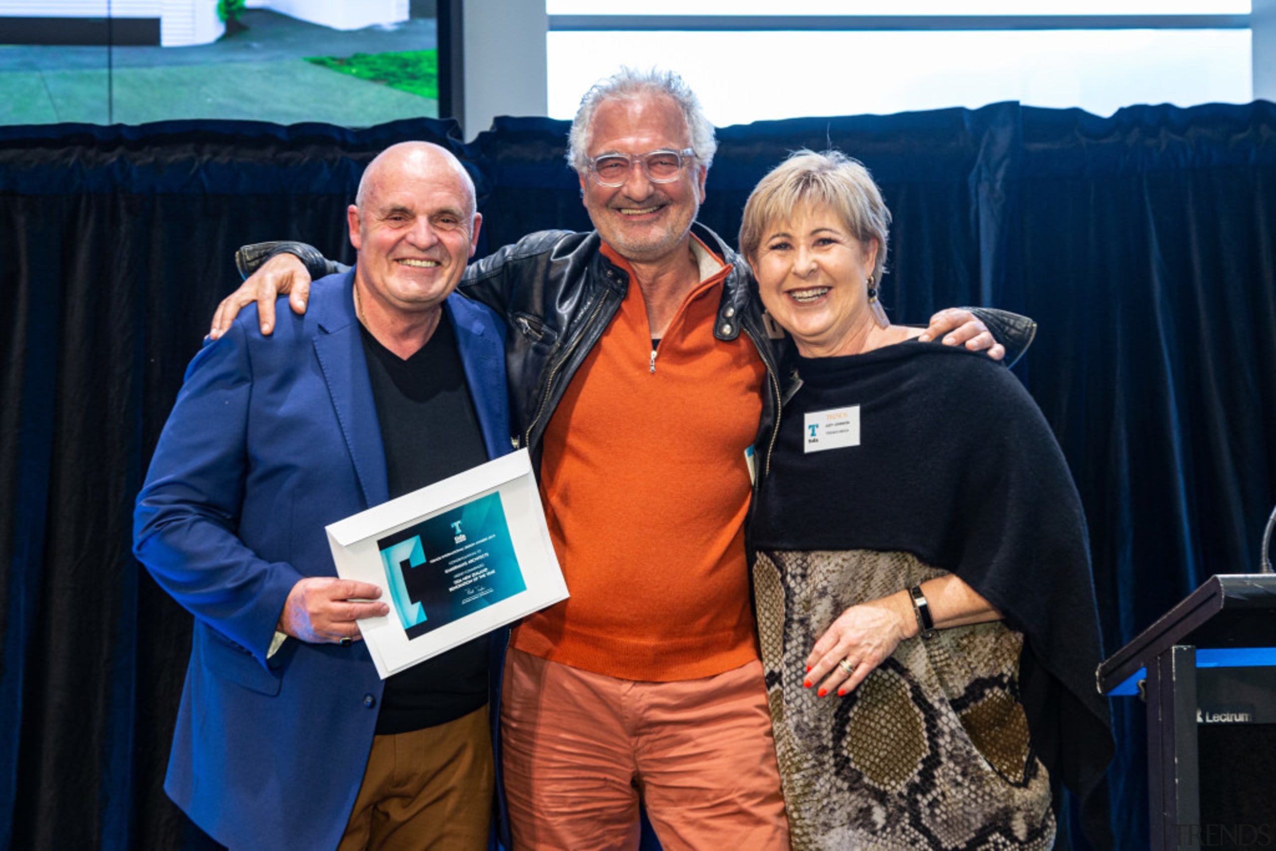 2019 TIDA New Zealand Homes presentation evening award, community, event, technology, blue, black