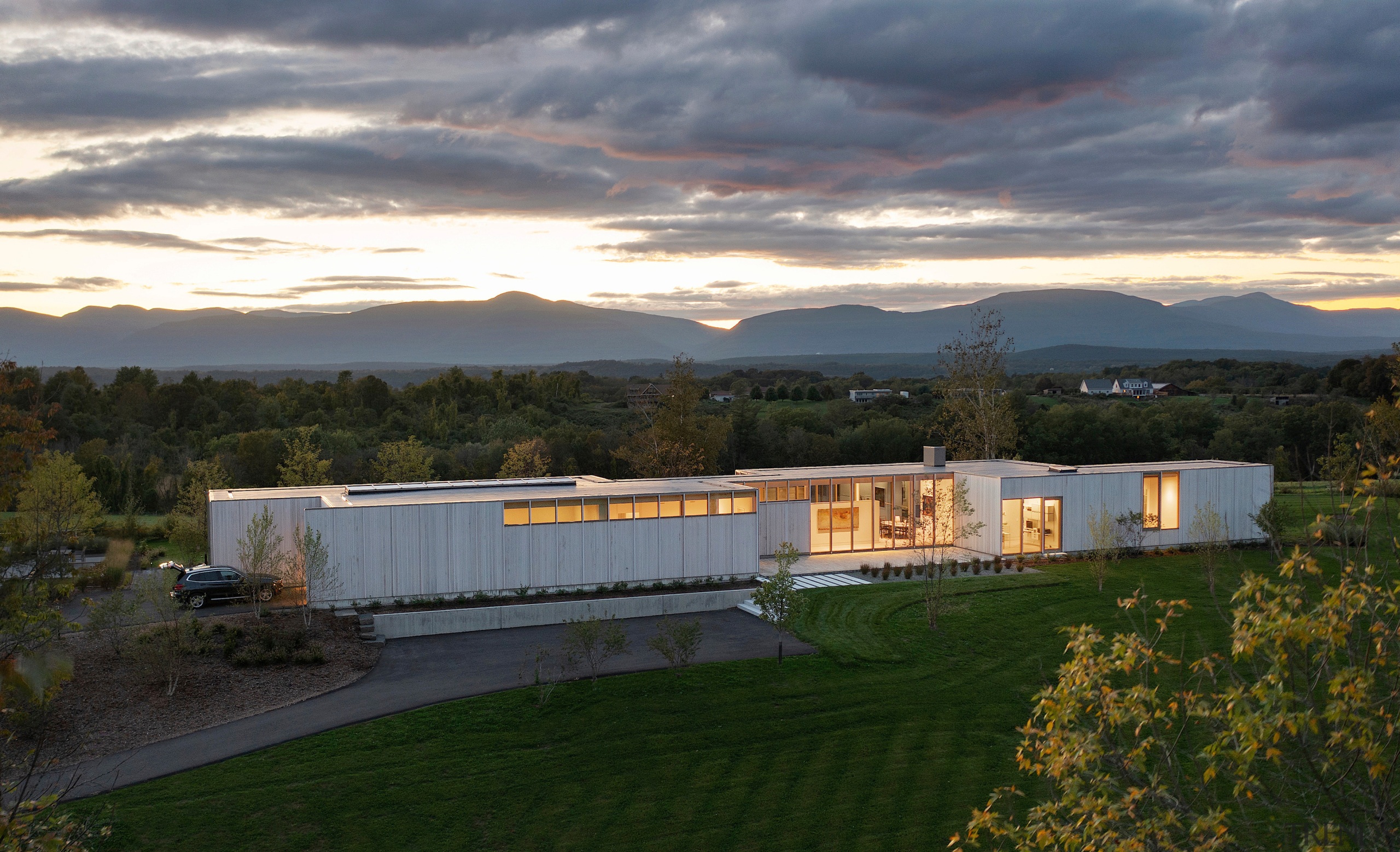 “The land, the views, and the architecture combine 