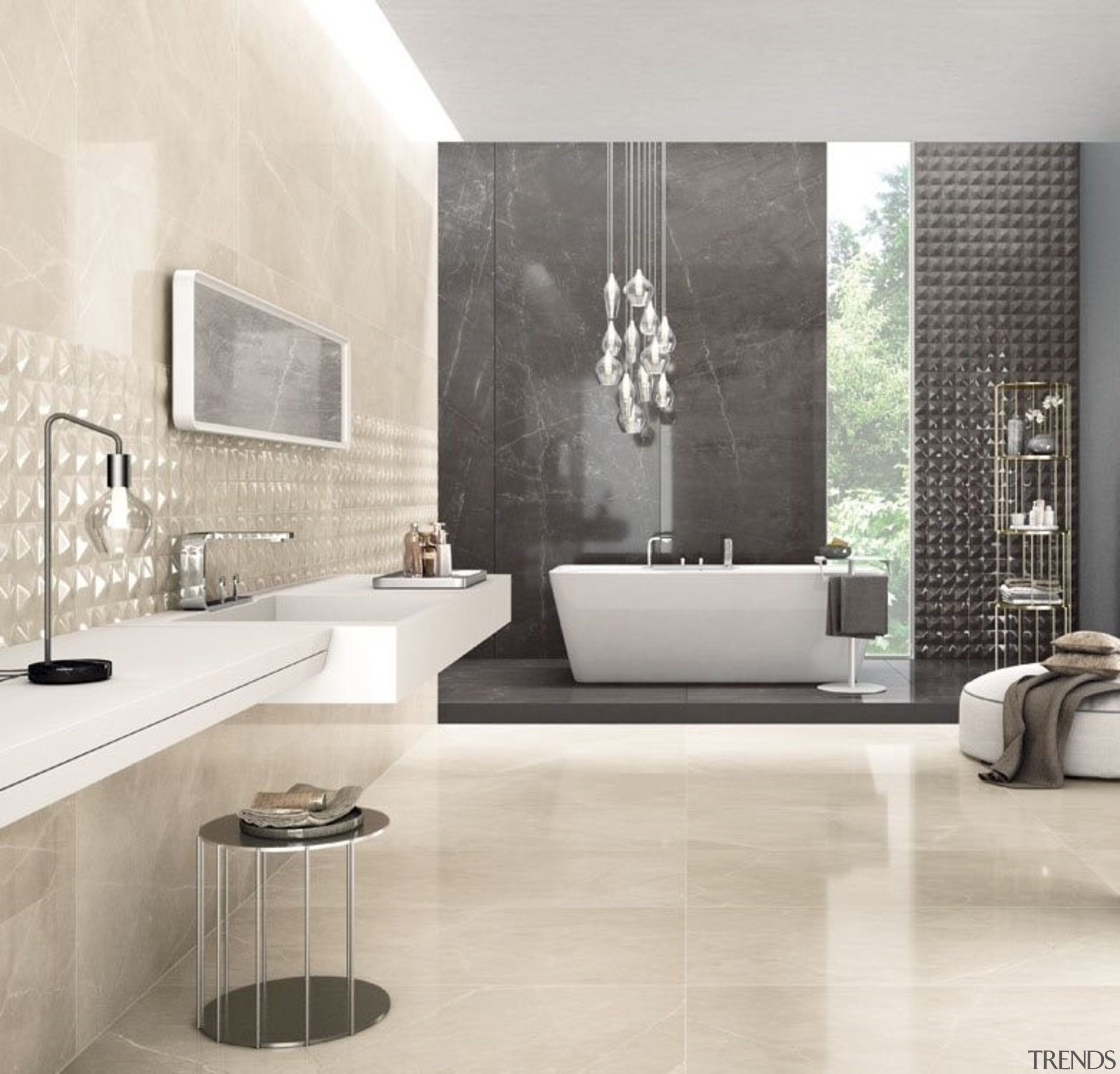 Trilogy Moon Beige - Trilogy Moon Beige - bathroom, ceramic, floor, flooring, interior design, tap, tile, wall, white, gray