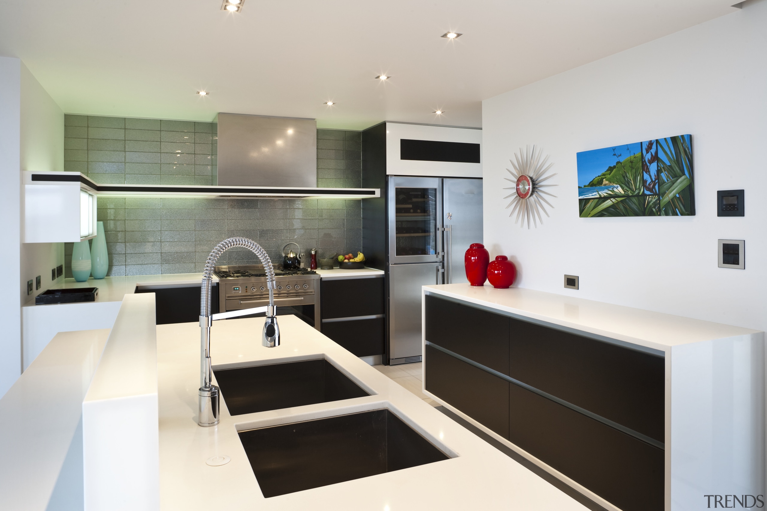 View of the kitchen of a home built countertop, interior design, kitchen, real estate, room, white