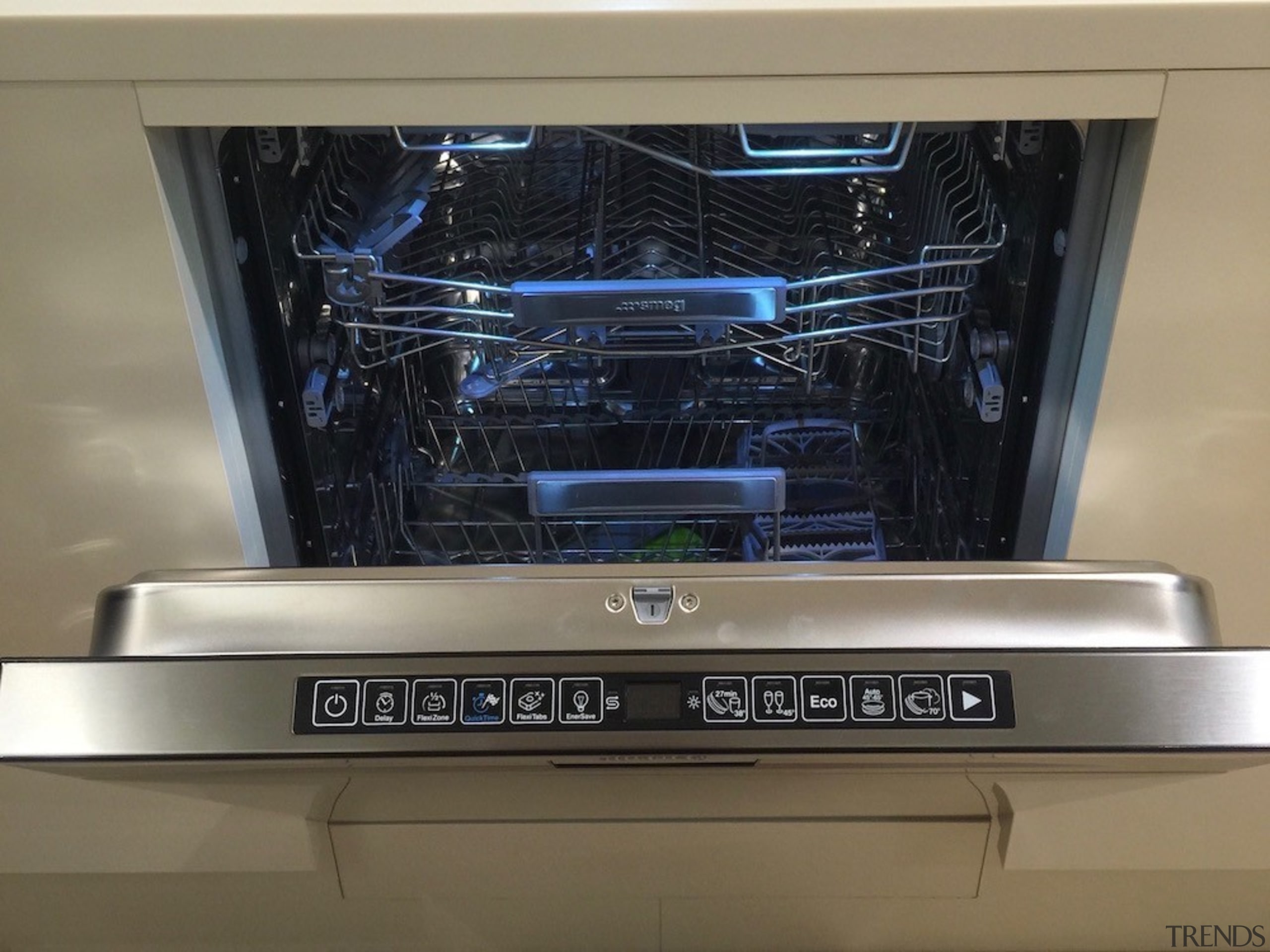 A glimpse into our new line of dishwashers dishwasher, home appliance, kitchen appliance, major appliance, gray, black