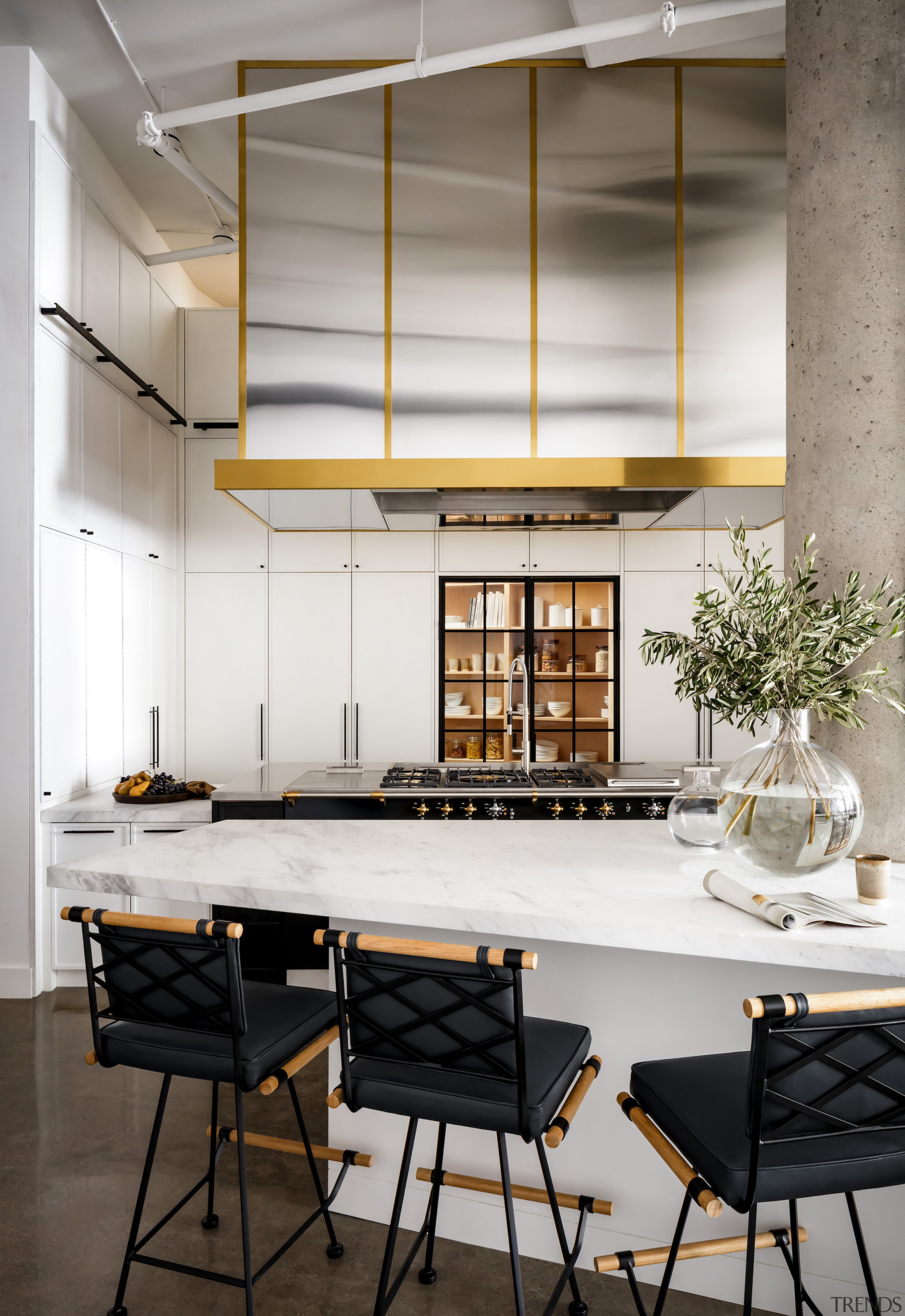 The angular island is an appropriate inclusion given 