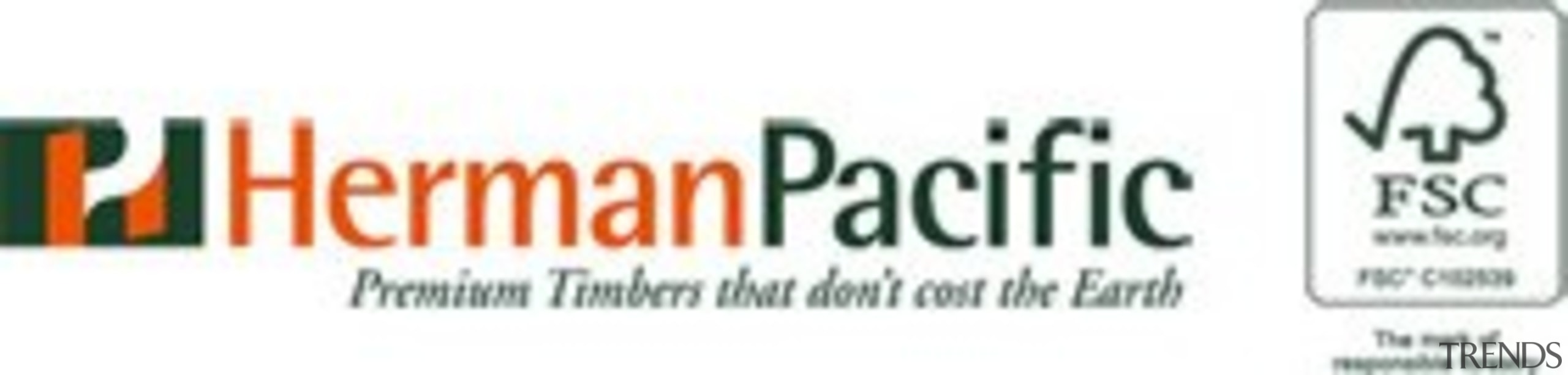 Here is a view of Herman Pacific's logo area, brand, design, font, line, logo, product, text, white