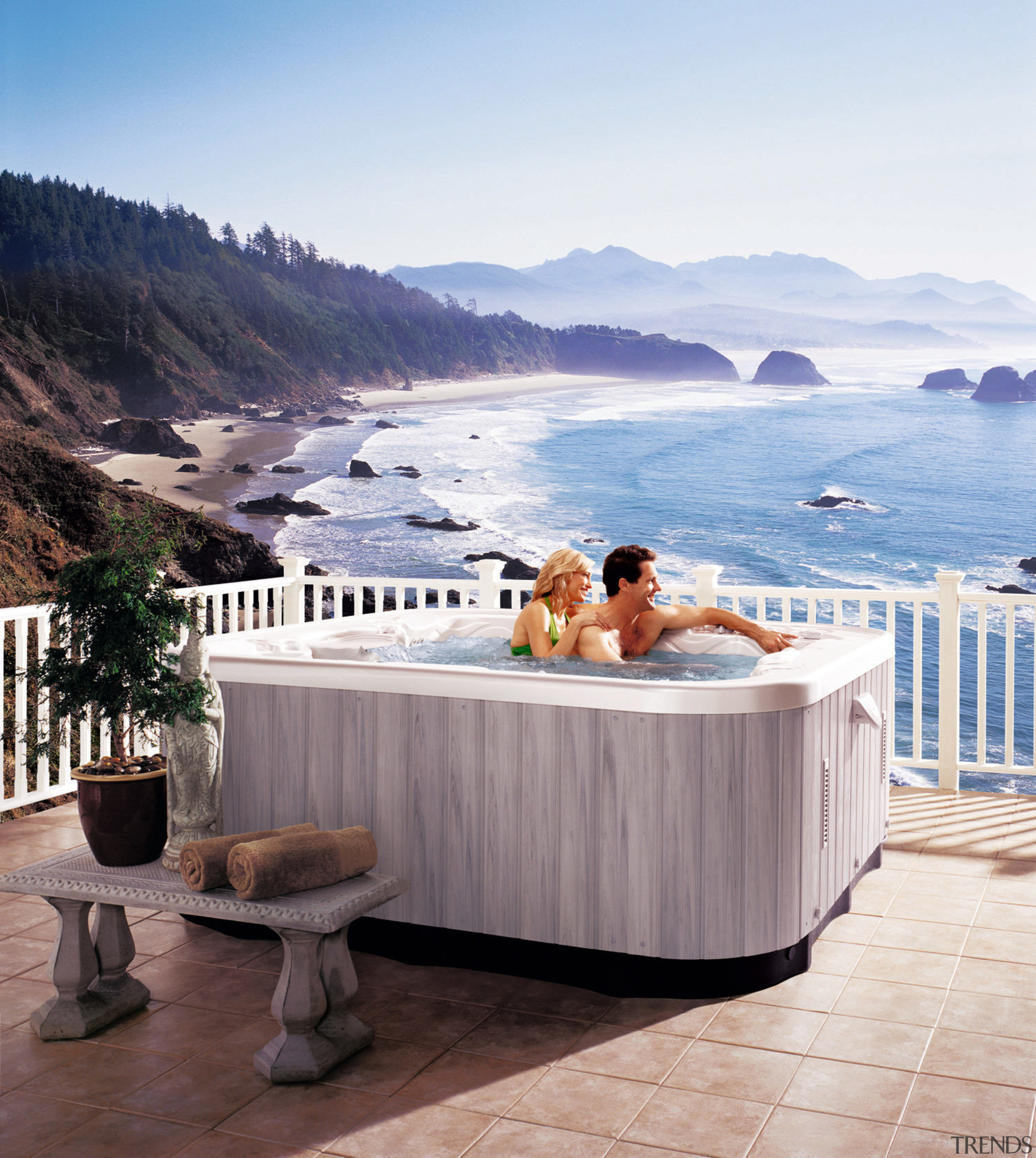 spa cabinets made from luctites timberstone surround  hot tub, jacuzzi, leisure, swimming pool, vacation, water, white