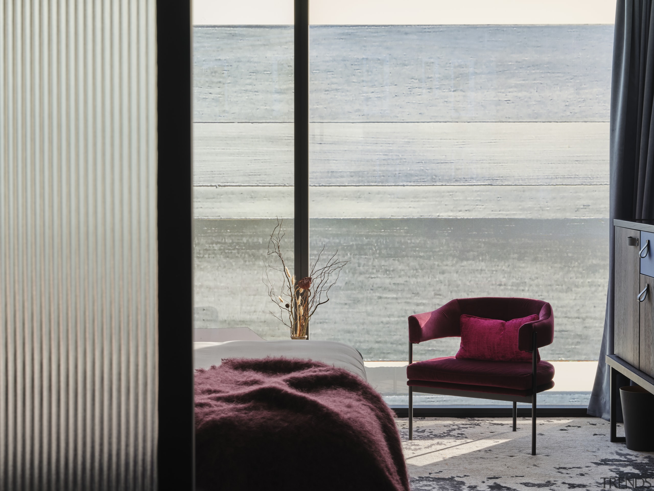 The dramatic art-printed facade provides degrees of views 