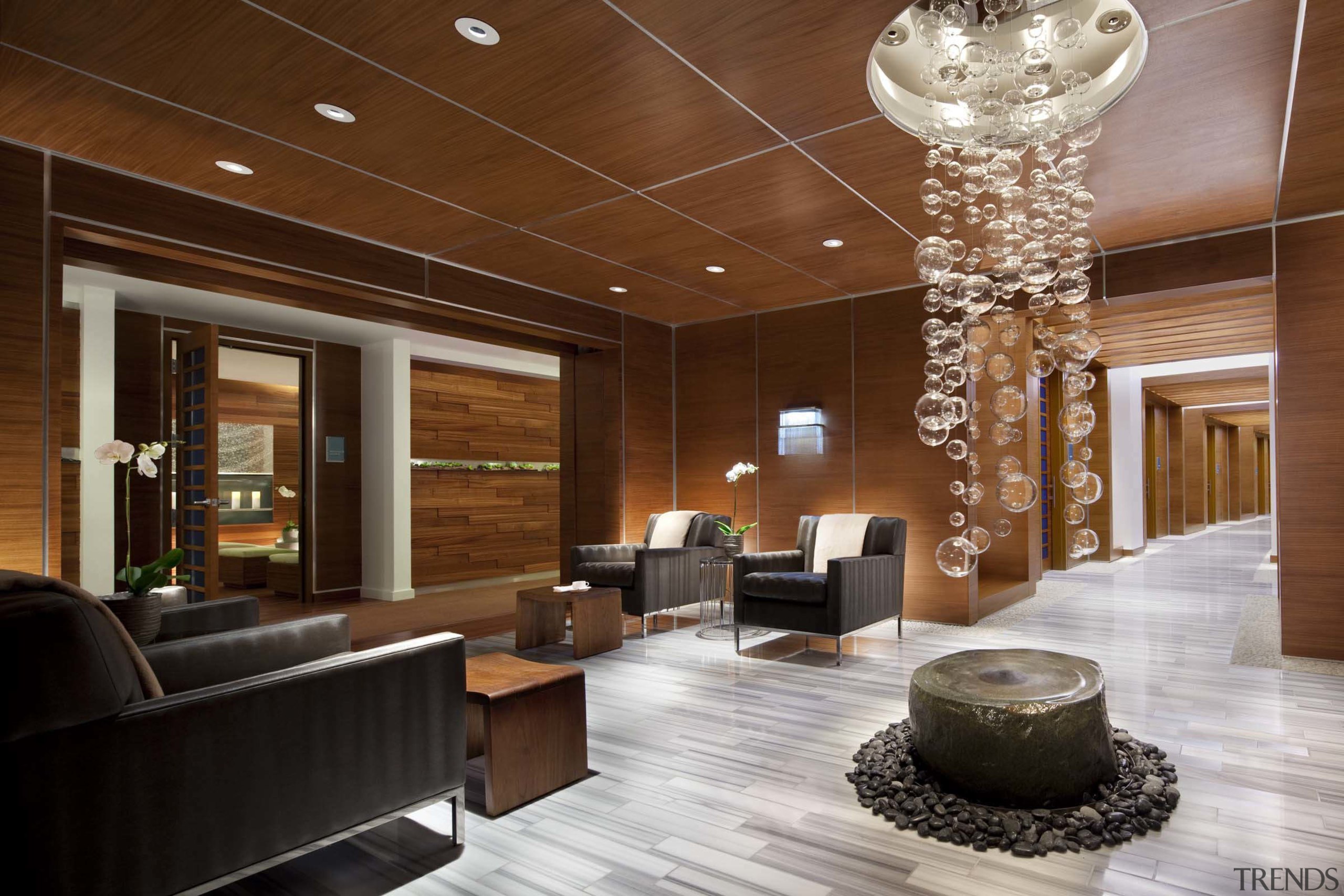 CityCenter, Las Vegas - CityCenter, Las Vegas - ceiling, interior design, living room, lobby, brown, gray