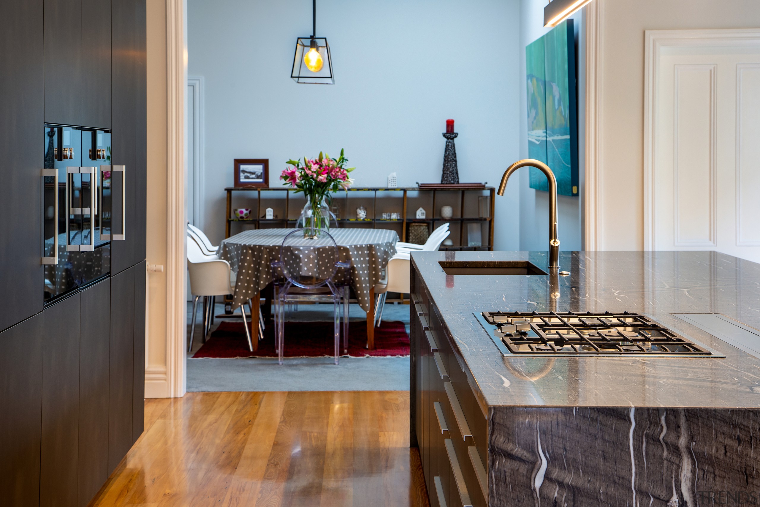 As the ceiling was opened completely up and 