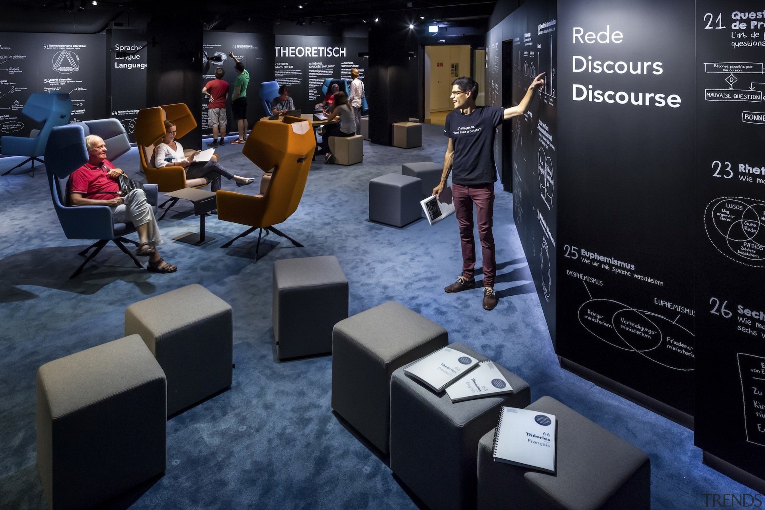 The new permanent exhibition at the Museum of technology, black