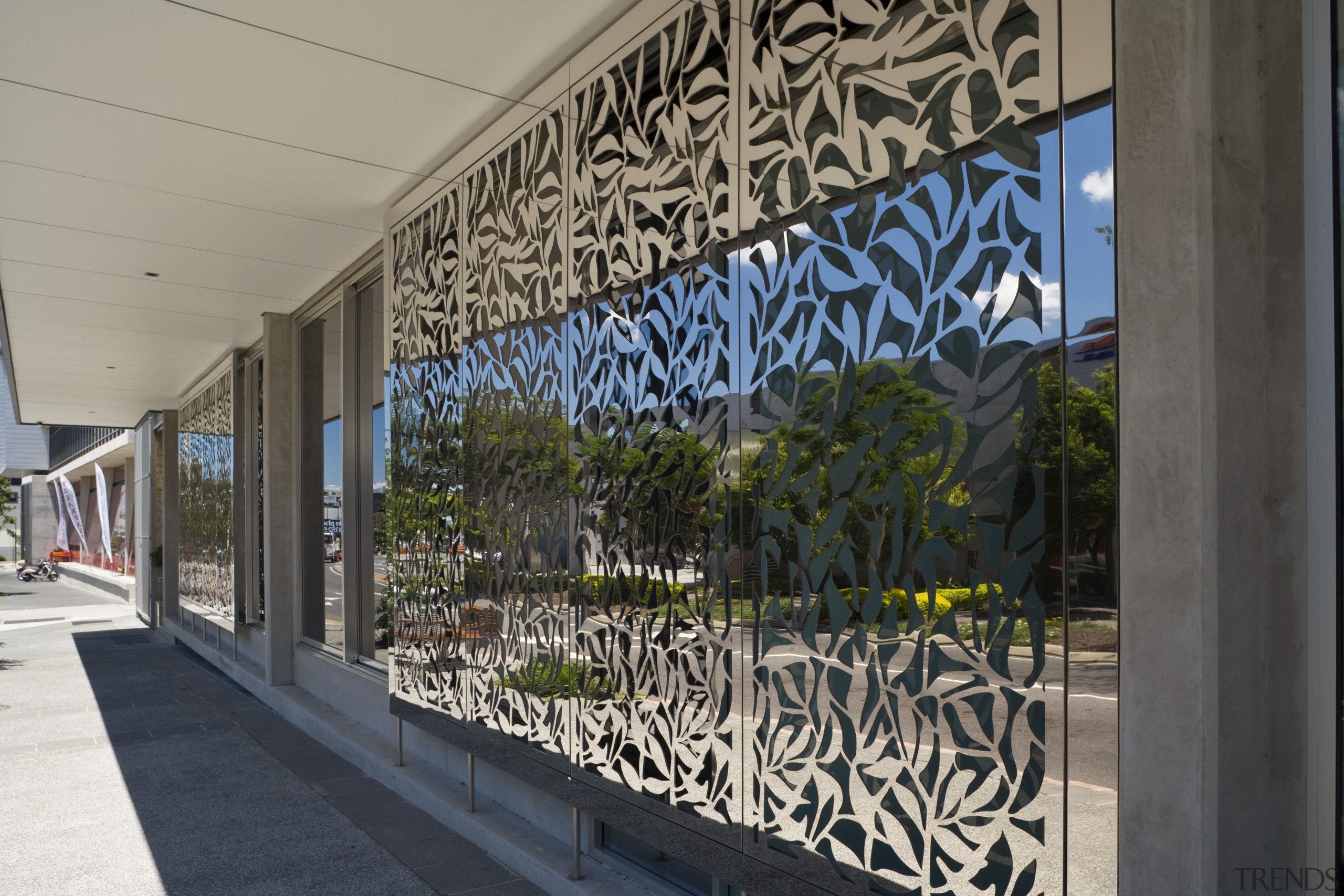 Image of a development which is part of architecture, building, mural, wall, gray, black