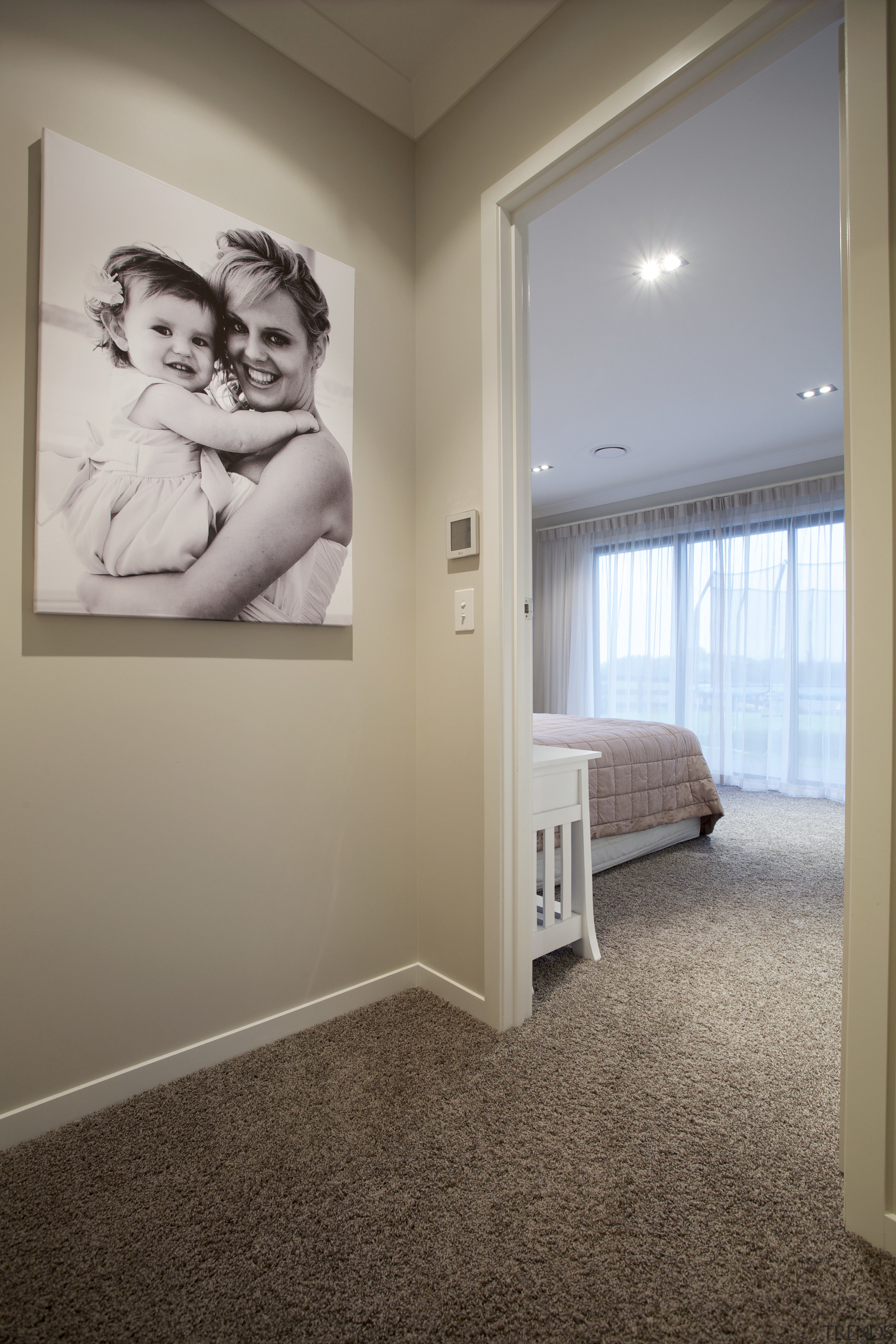 The house features a mix of solid oak ceiling, floor, flooring, home, interior design, room, wall, gray, brown