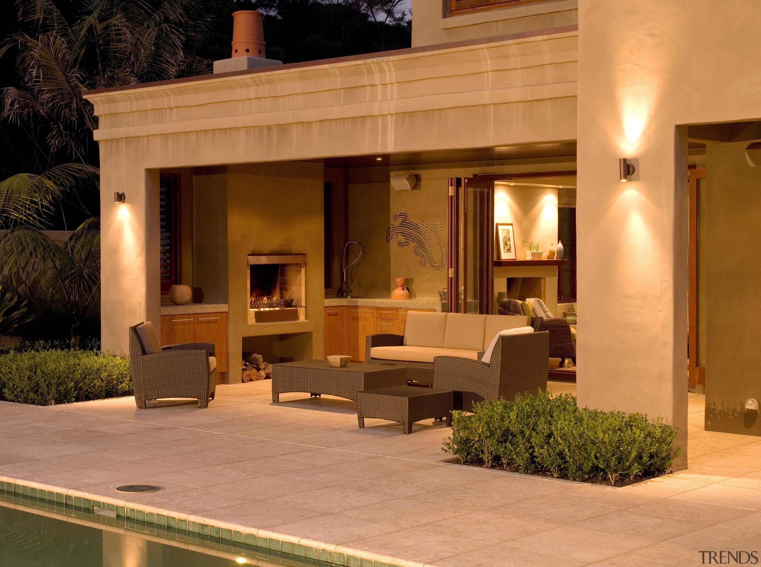 139 Onetaunga 19 - Onetaunga 19 - furniture furniture, home, interior design, landscape lighting, lighting, outdoor structure, patio, orange, brown