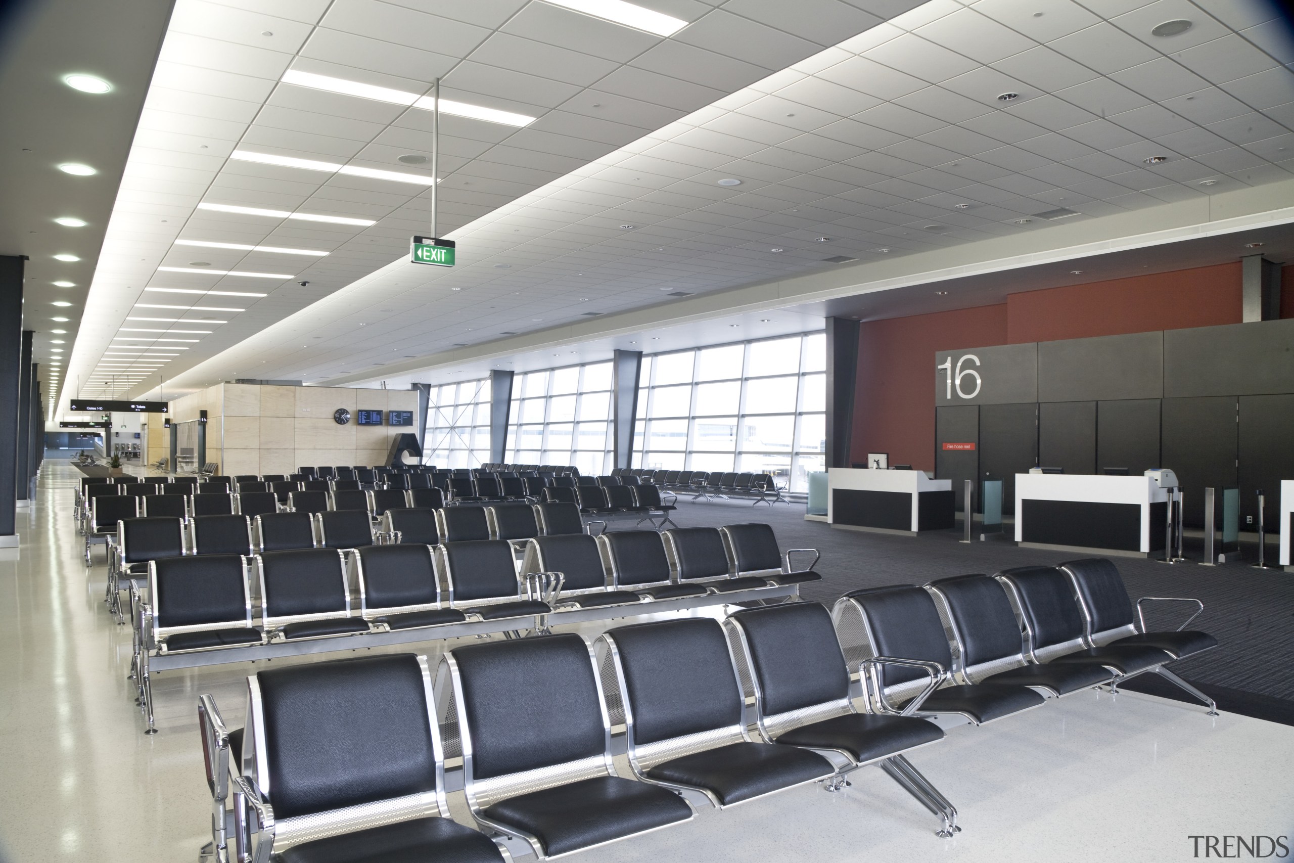 Images of new Pier at Auckland Airport designed airport, airport terminal, auditorium, infrastructure, structure, gray