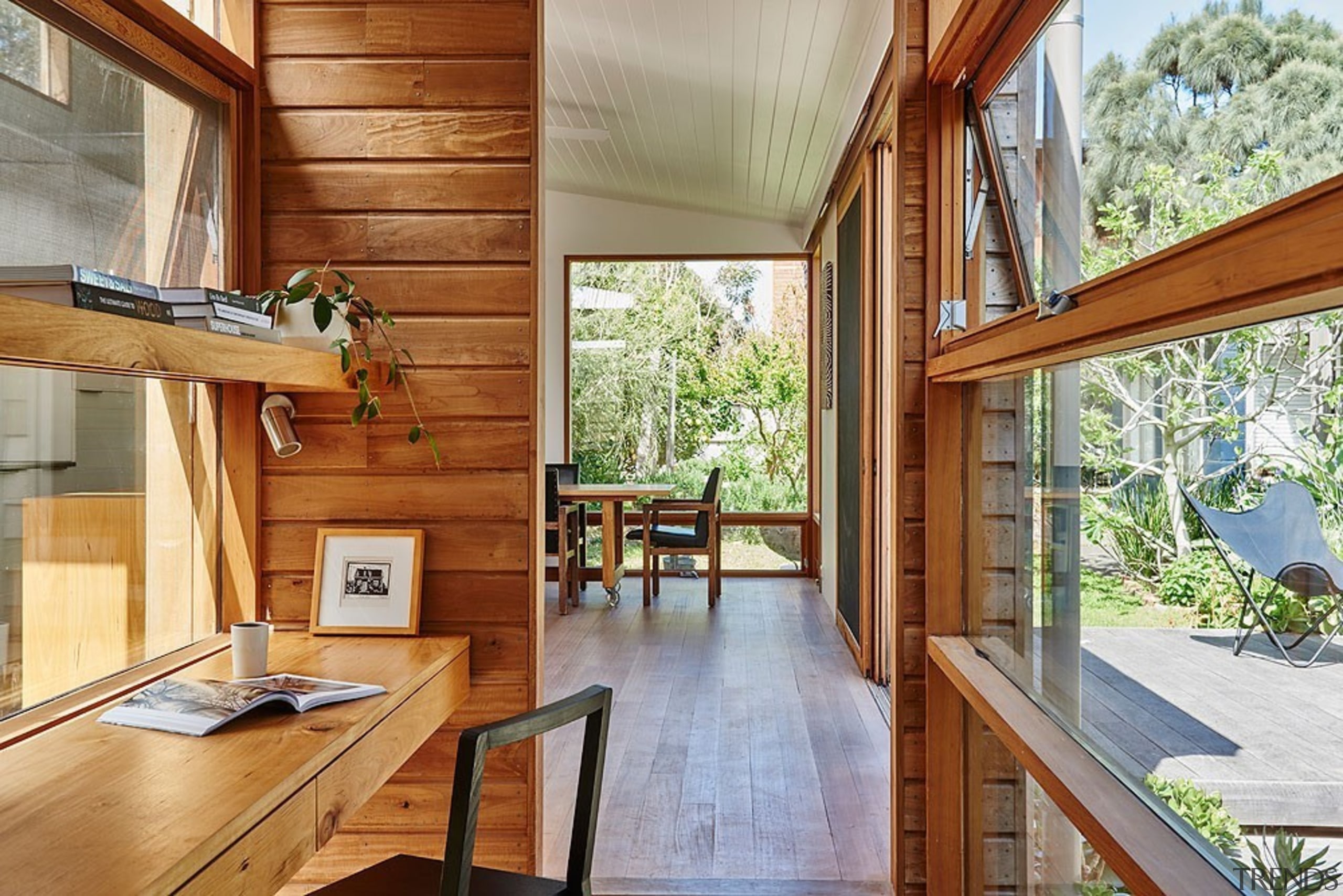 Architect: Kim Irons Photography by Nikole Ramsay architecture, hardwood, home, house, interior design, property, real estate, window, wood, gray, brown