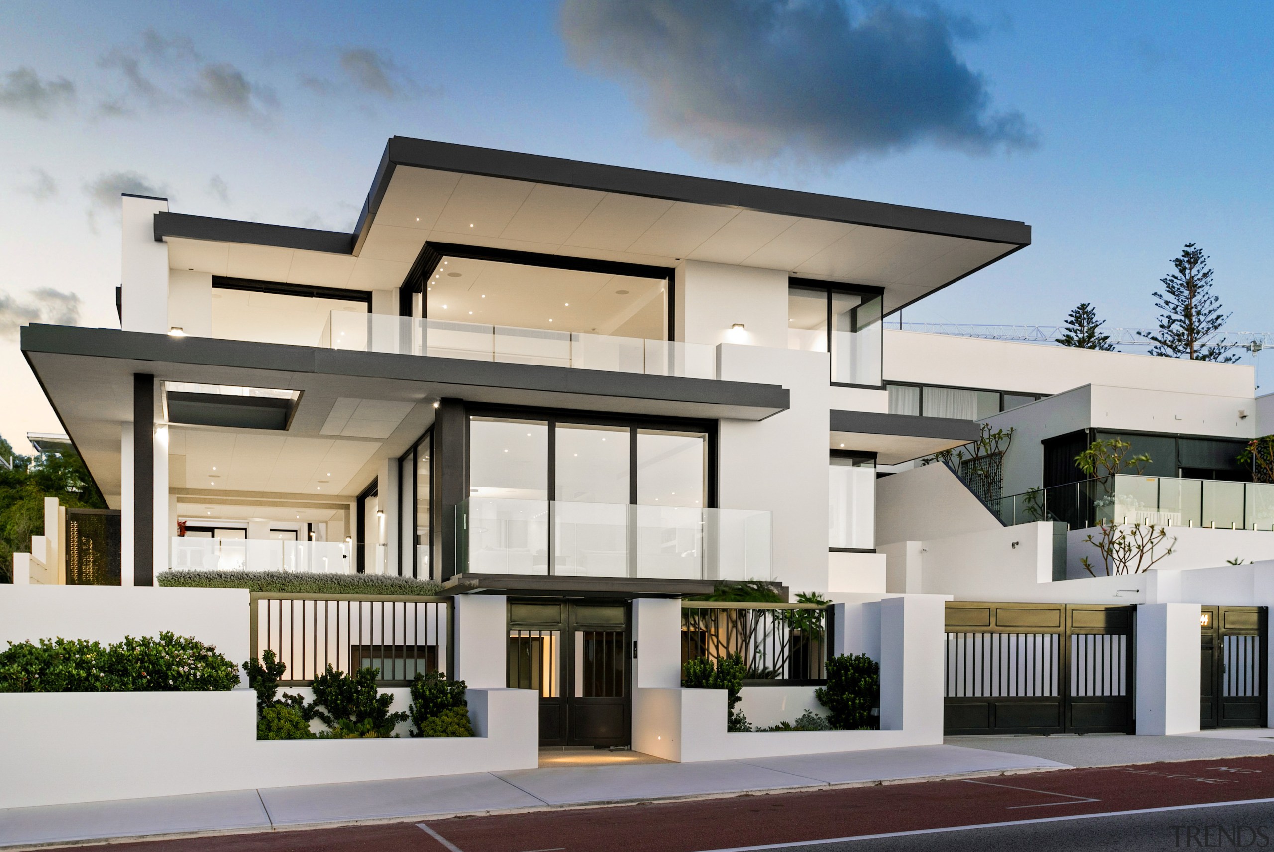 The expansive home is sited in Cottesloe, Western 