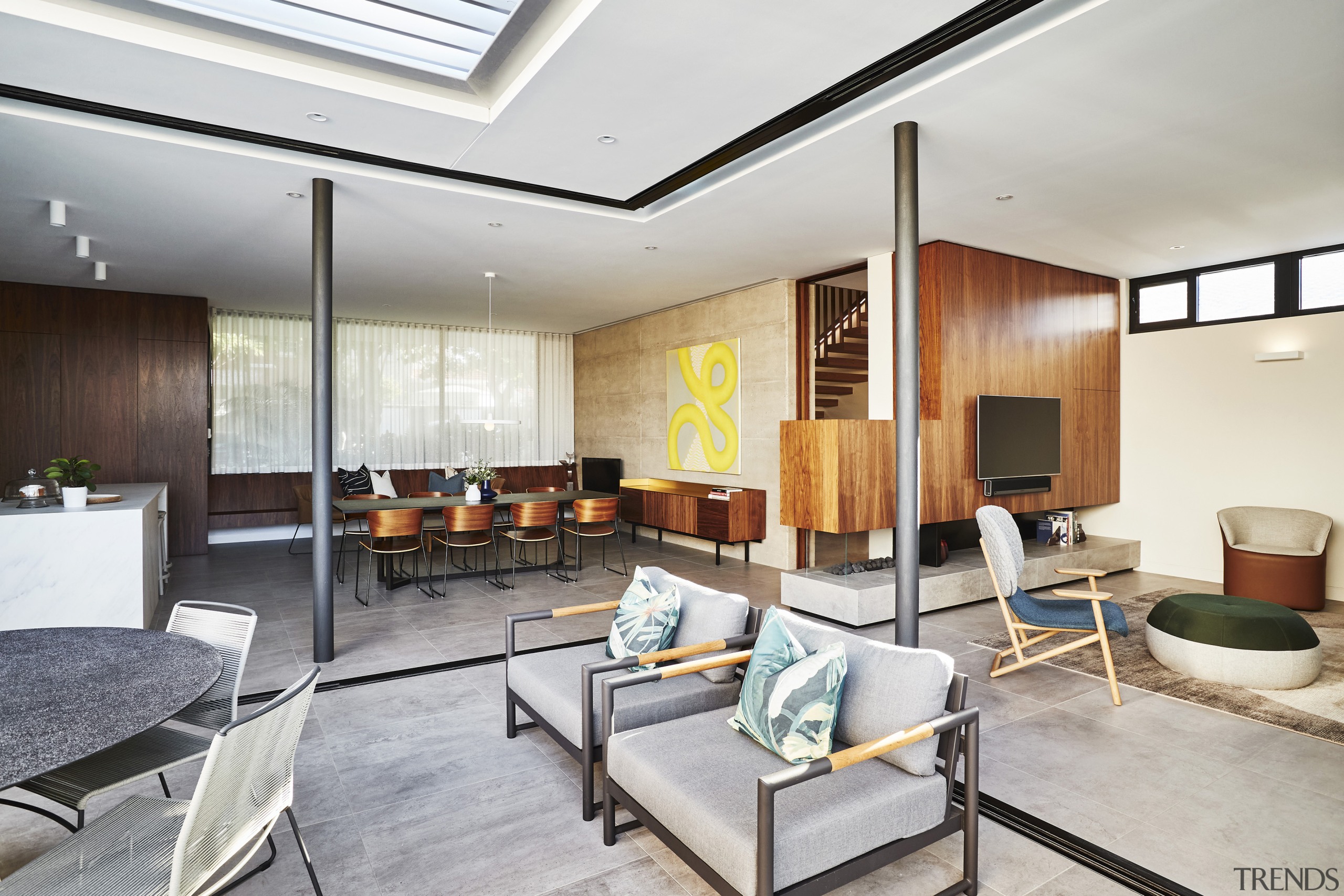 The artistry of the custom cabinetwork throughout the 