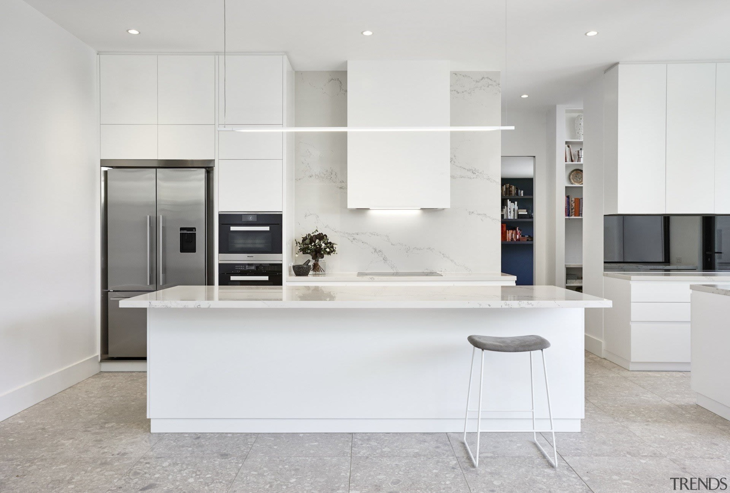 Highly Commended – Lsa Architects - cabinetry | cabinetry, countertop, cuisine classique, floor, interior design, kitchen, gray, white