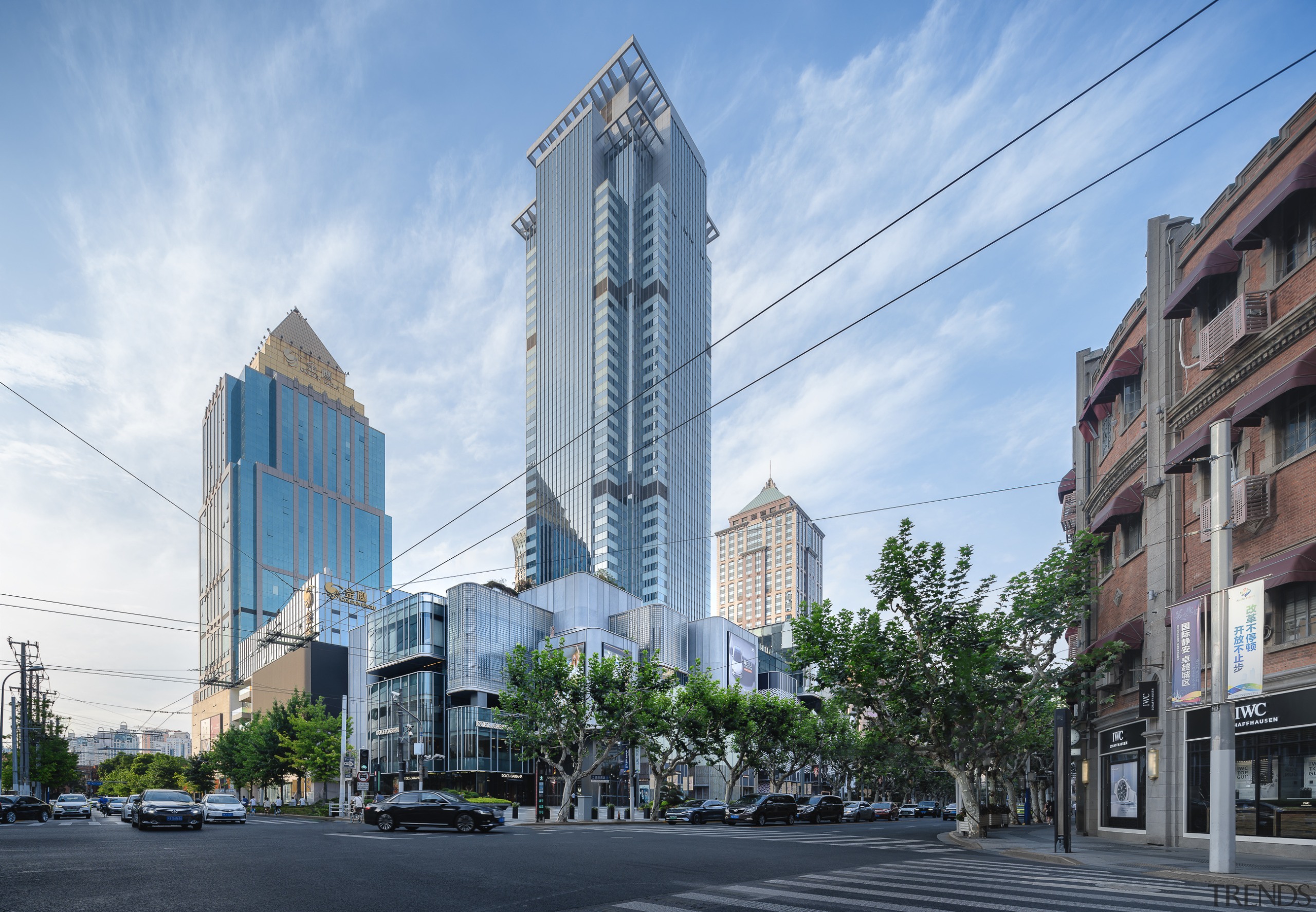 Looking from the south-west to Citic Square. 