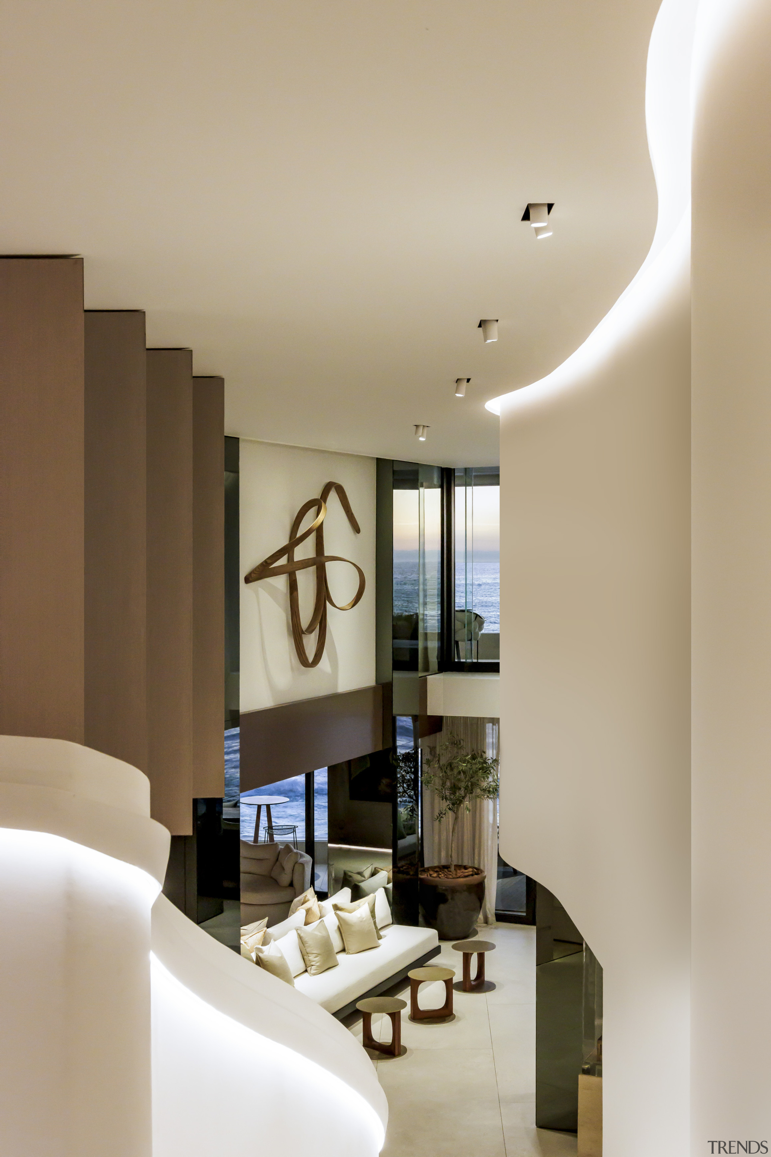 The drama of the double height spaces on 