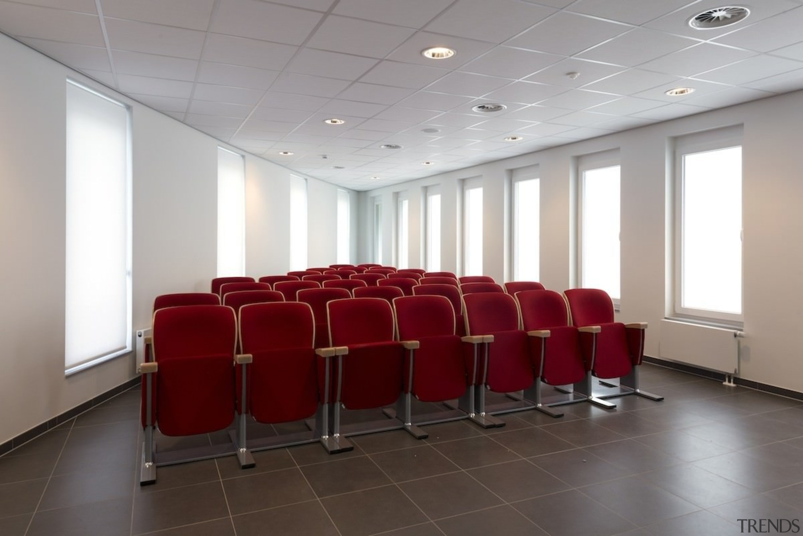 569 firestation - 569 firestation - auditorium | auditorium, ceiling, conference hall, floor, interior design, waiting room, gray