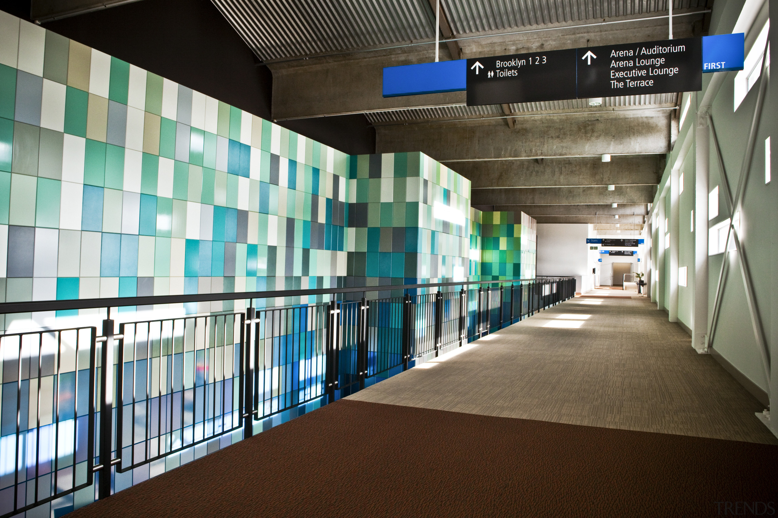 Claudlands Arena in Hamilton - Claudlands Arena in architecture, daylighting, metropolitan area, structure, brown