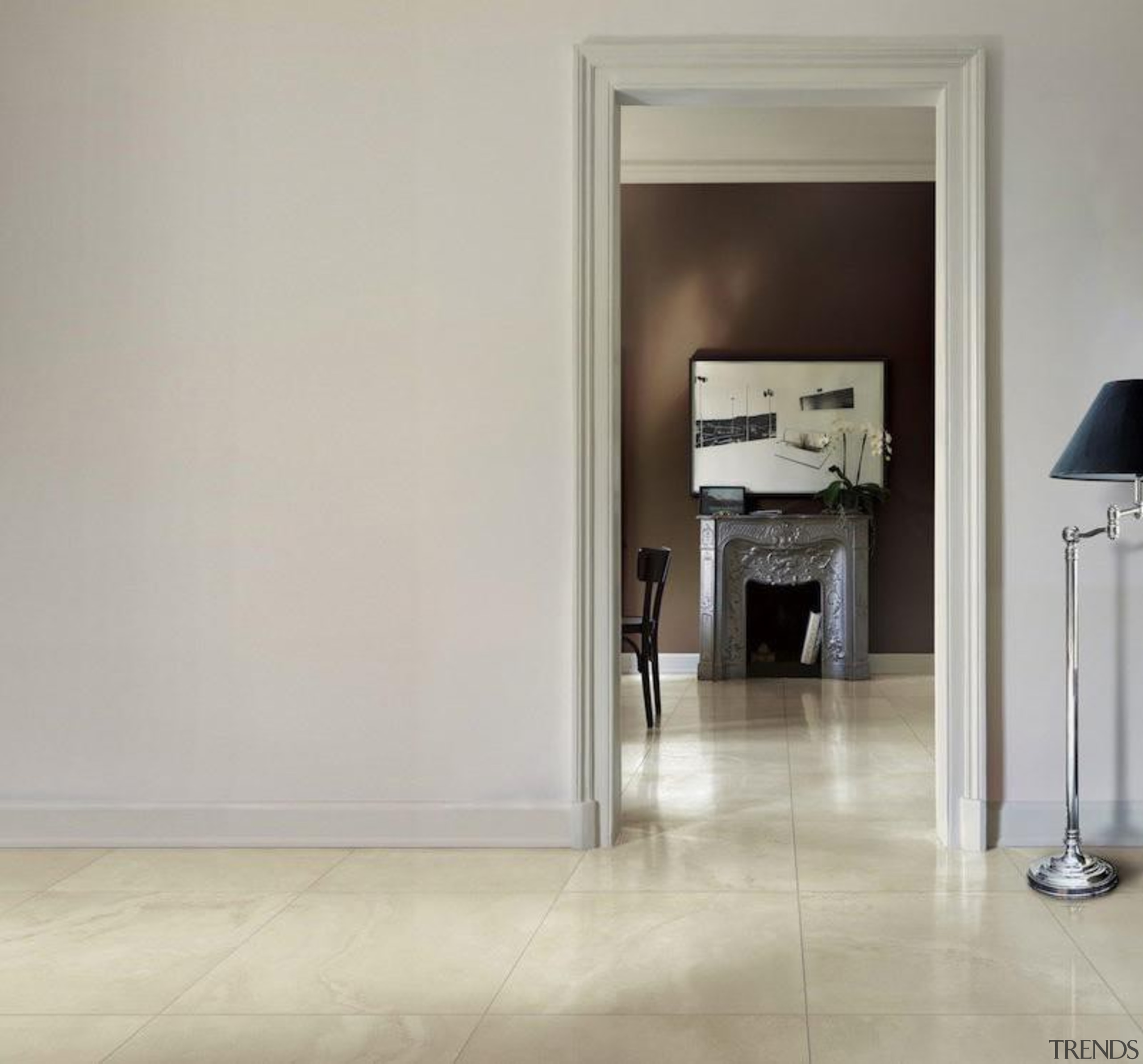 travertino silver living area floor tiles - Travertino door, floor, flooring, glass, hardwood, interior design, laminate flooring, property, window, wood flooring, gray