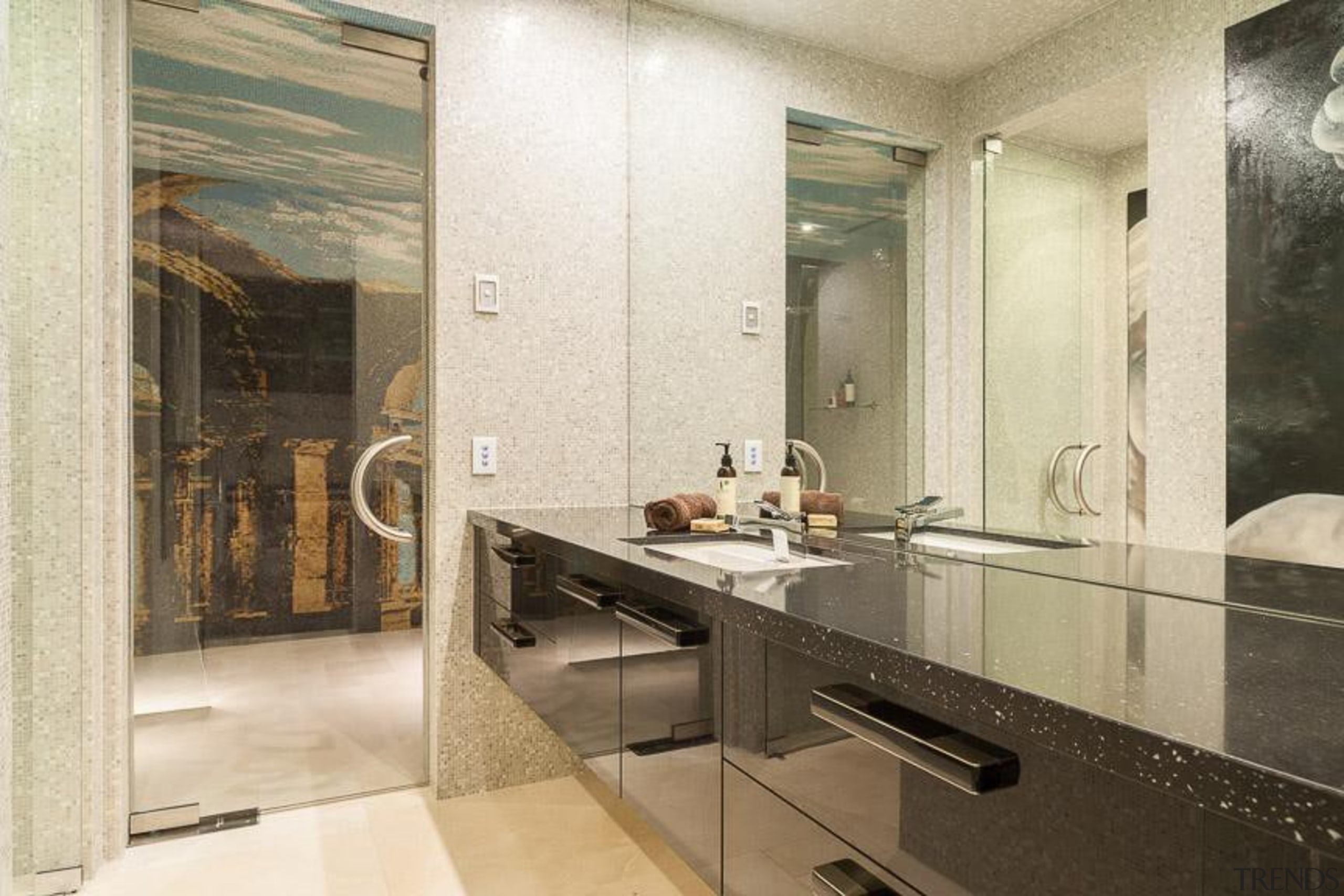 Winner Bathroom Design of the Year 2013 Victoria bathroom, countertop, floor, interior design, property, room, white