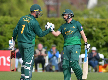 Brendan Taylor and Steven Mullaney at Welbeck