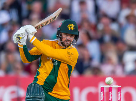 Munro at the crease in the Vitality Blast