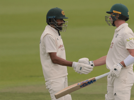 Haseeb Hameed and Will Young mark 50s against Surrey