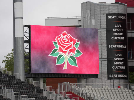 Emirates Old Trafford scoreboard