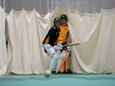 Slater x Haynes micd up batting session