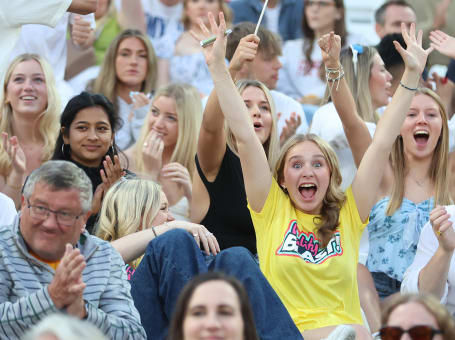 Blast crowd