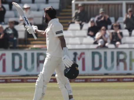 Haseeb Hameed century