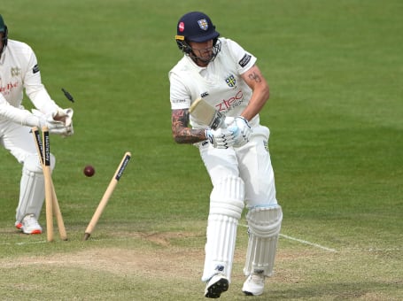 Bowled v Durham