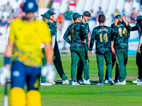 Team celebrations Durham