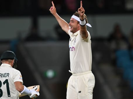 Stuart Broad David Warner