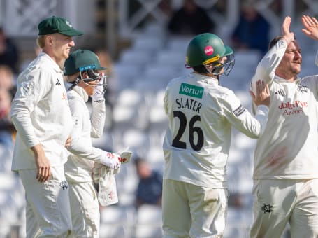 Winning moment v Glamorgan