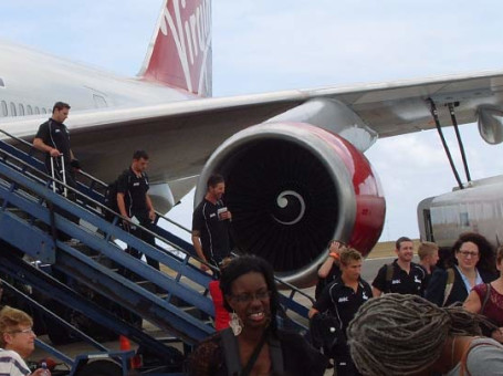 barbados plane
