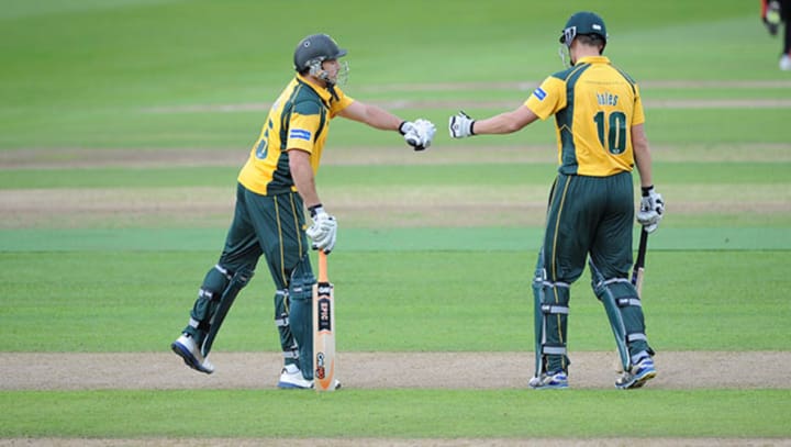 Michael Lumb and Alex Hales