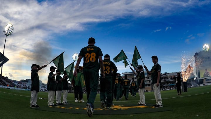 Trent Bridge T20 Walk Out