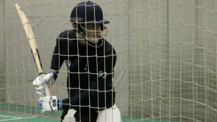 Nick Kimber nets close-up