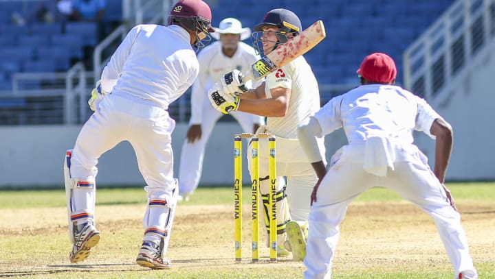 Paul Coughlin batting England Lions