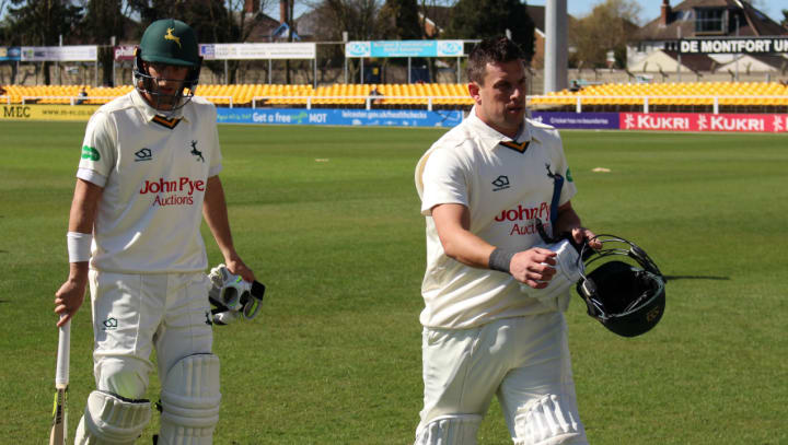 Mullaney and Root at Leicestershire