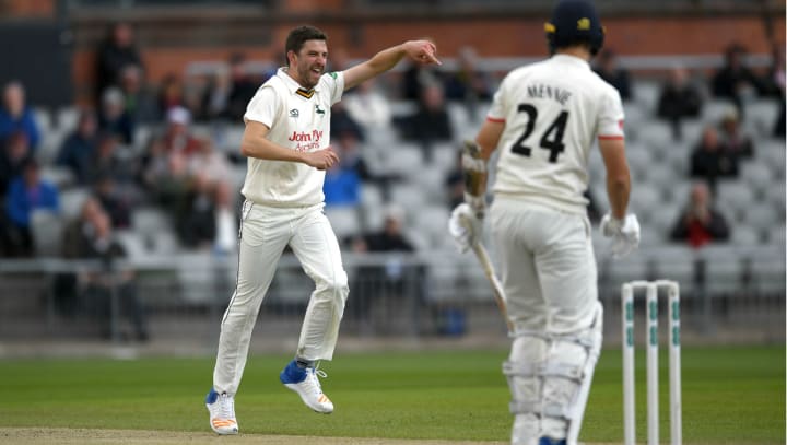 Harry Gurney celebrates