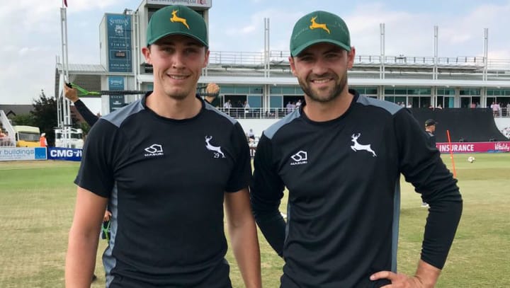 Paul Coughlin and Will Fraine T20 debuts