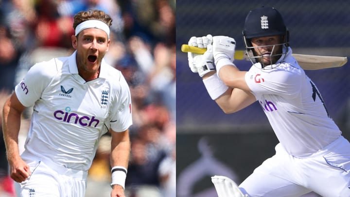 Stuart Broad Ben Duckett